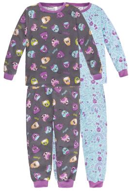 Пижамы с манжетами для девочки
